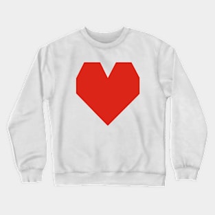 Geometric Heart Crewneck Sweatshirt